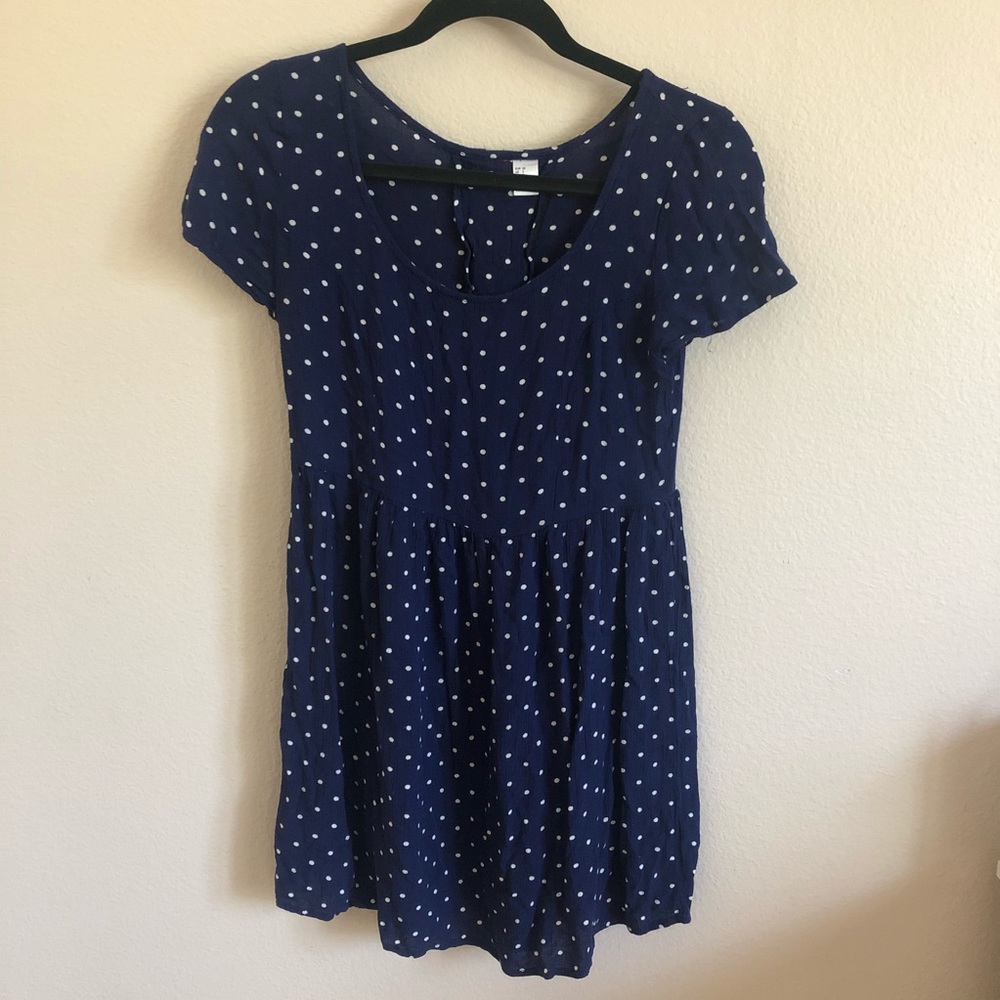 Polka dot babydoll dress